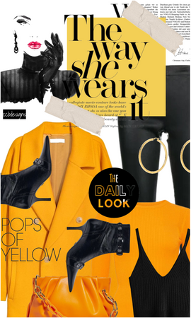 THE WAY SHE WEARS IT: POPS OF YELLOW WINTER EDITION