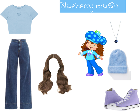 outfit inspired by blueberry muffins