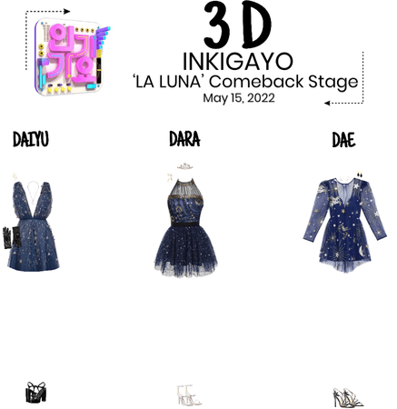 {3D} ‘La Luna’ Inkigayo Comeback Stage