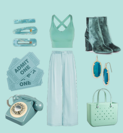 Teal/green-blue vibe