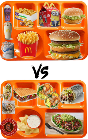 Chipotle versus McDonald's which one are you