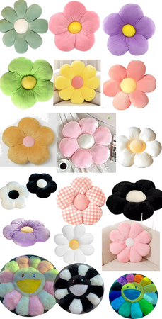 flower pillows