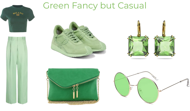 Green Fancy but Casual