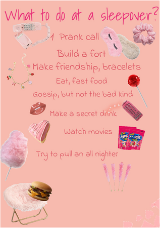 what to do at a sleepover?✨
