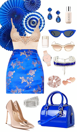 fancy in blue