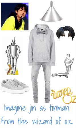 imagine Jin as tinman from wizard of oz