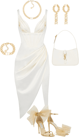 dior white and gold