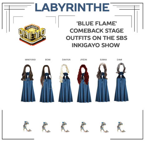 LABYRINTHE BLUE FLAME comeback stage