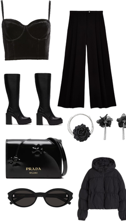 un outfit si te quieres vestir de negro