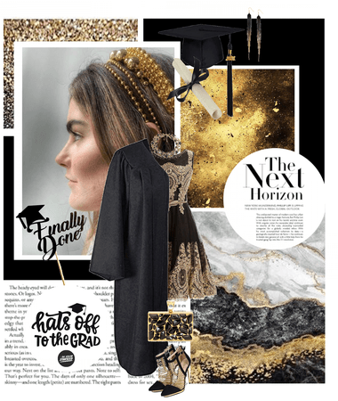 Graduation Style: Black And Gold