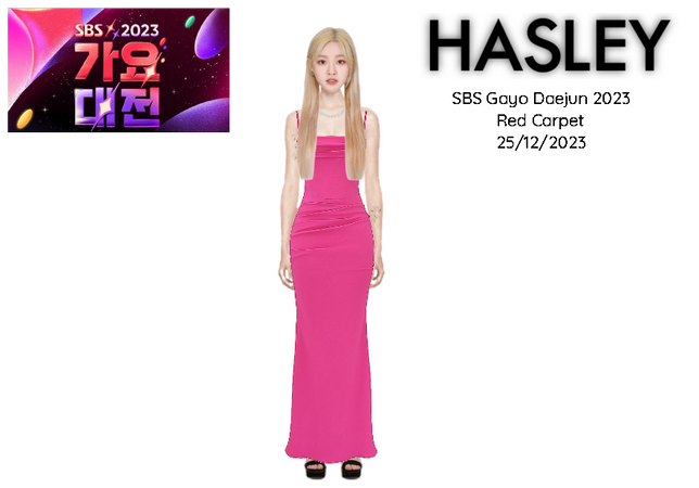 HASLEY | SBS Gayo Daejun 23': Red carpet
