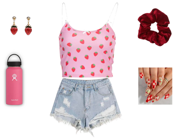 Cute strawberry outfit