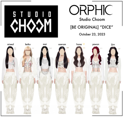 ORPHIC (오르픽) Studio Choom “DICE”