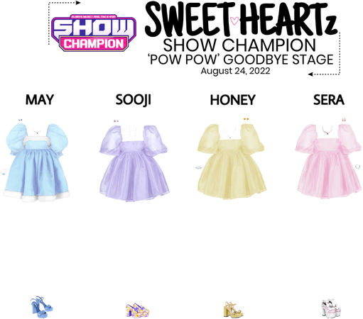 {SWEET HEARTz}‘Pow Pow’ Show Champion Goodbye Stage