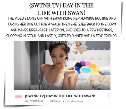 {SWTNR TV} DAY IN THE LIFE WITH SWAN!