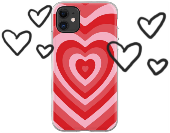 Heart phone case