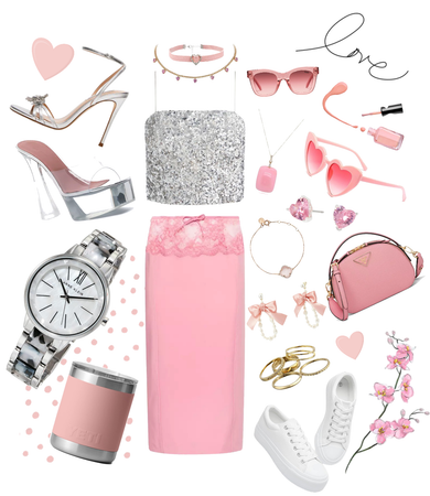 Cute summer pink fit 🌸 💕