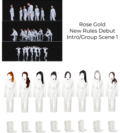 Rose Gold New Rules Debut Intro/Group Scene 1