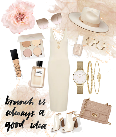 Neutral Brunch Outfit