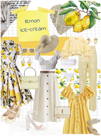 Lemon Ice-Cream - Moodboard - Fashion Trends