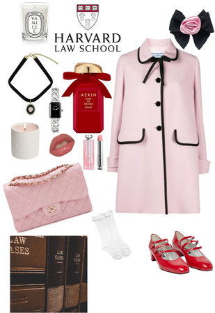 law school as outfit inspo-Harvard