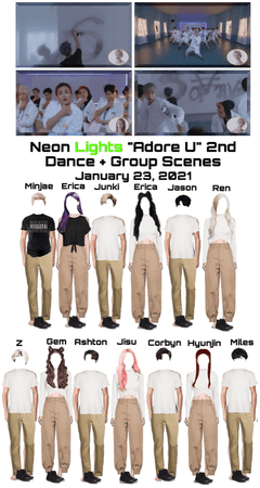 Neon Lights “Adore U” MV 2nd Dance + Group Scenes