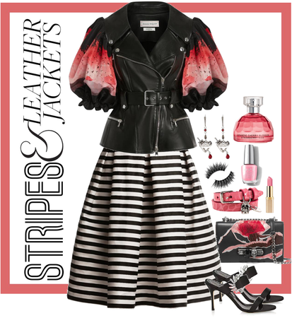 Stripes & Leather Jackets