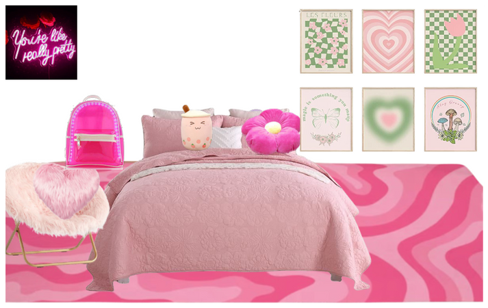 the beautiful pink room