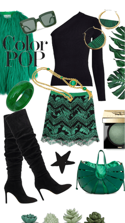Green and Black