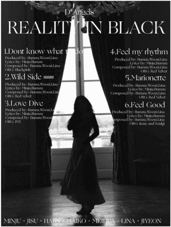 D*Angels(다크 엔젤)REALITY IN BLACK Tracklist