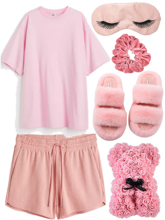 pink to sleep wear