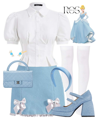 Cinderella inspired uniform 💙