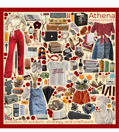 Athena moodboard