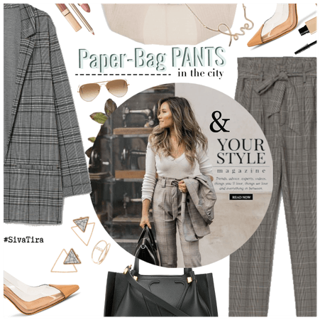 Fall Trend ;Paper -Bag Pants