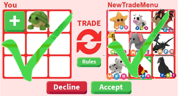 Adopt me trade Deals