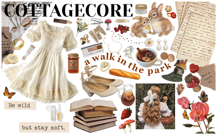 Cottagecore lace dress
