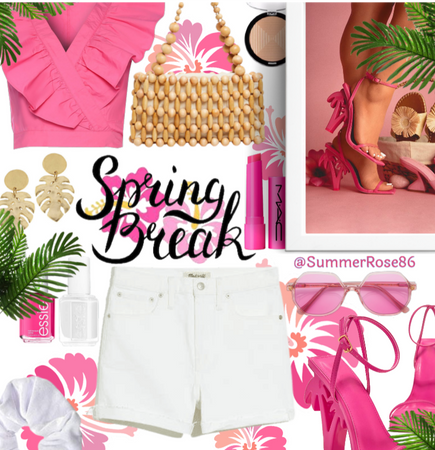 Pink Palm Spring Sandals 2024