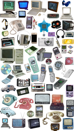 Technology collage