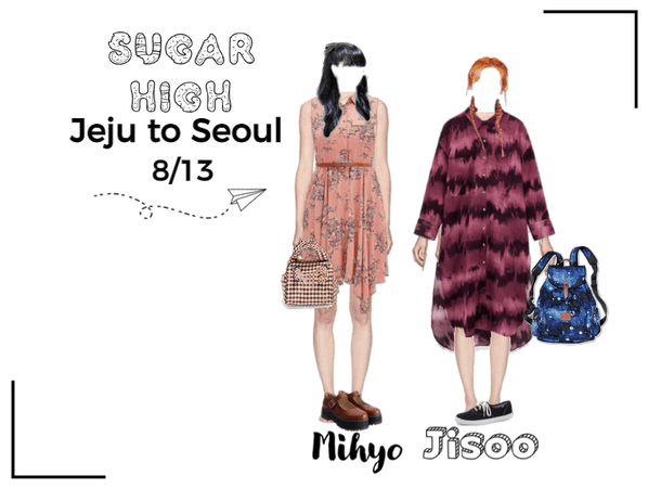 Sugar High Jeju to Seoul Airport Looks 8/13