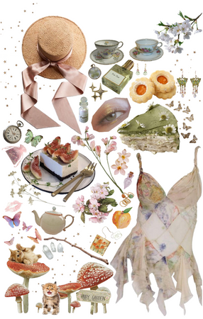 garden tea party with the fairies 🧚