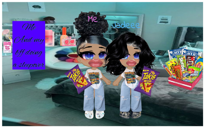 Me and BFF Doing a sleepover