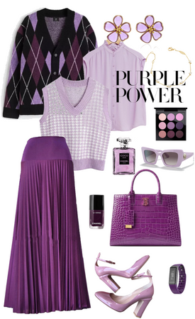 purple preppy