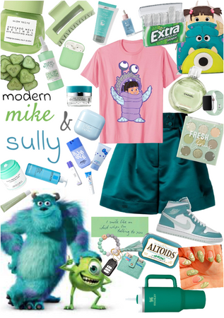pixar collection: modern mike and sully
