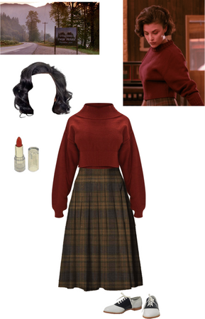 easy Halloween costume: Audrey Horne from Twin Peaks