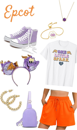 Epcot Disney Figment Outfit