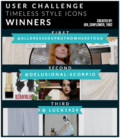Timeless style icons winners