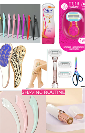 shaving routine