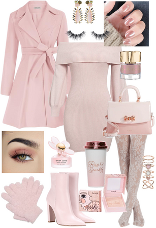 pink winter fashion