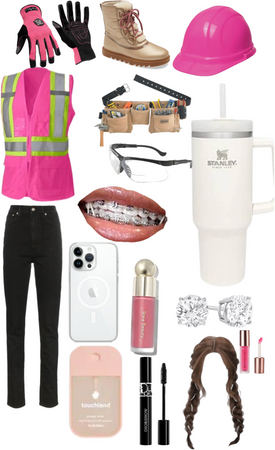 pink construction worker 👷‍♀️ 💕💗💖💞💓🌸💐🌺💘💝🌷🐷🎀💄👙🐽🐖🍬🧞‍♀️🩷👚👛🦩🩰🎟️🏳️‍⚧️🤙
