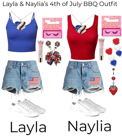 Layla & Naylia’s 4th of July BBQ Outfit